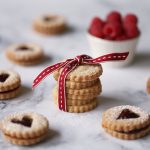 Rose Cardamom Cookies with Raspberry and Pomegranate Jam