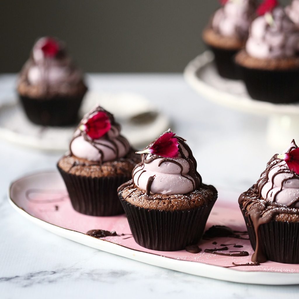 Chocolate Raspberry Cupcakes