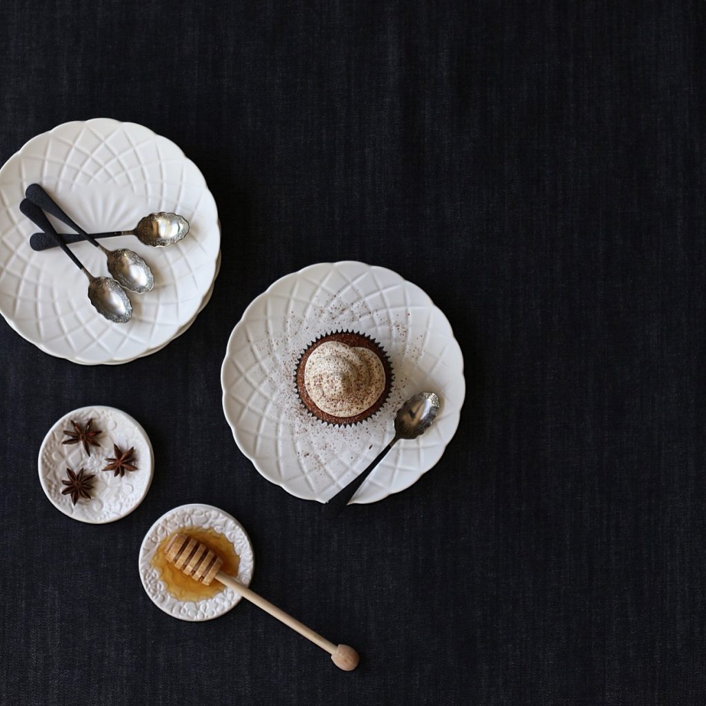 Chai Spice Cupcakes with Honey Swiss Meringue Buttercream