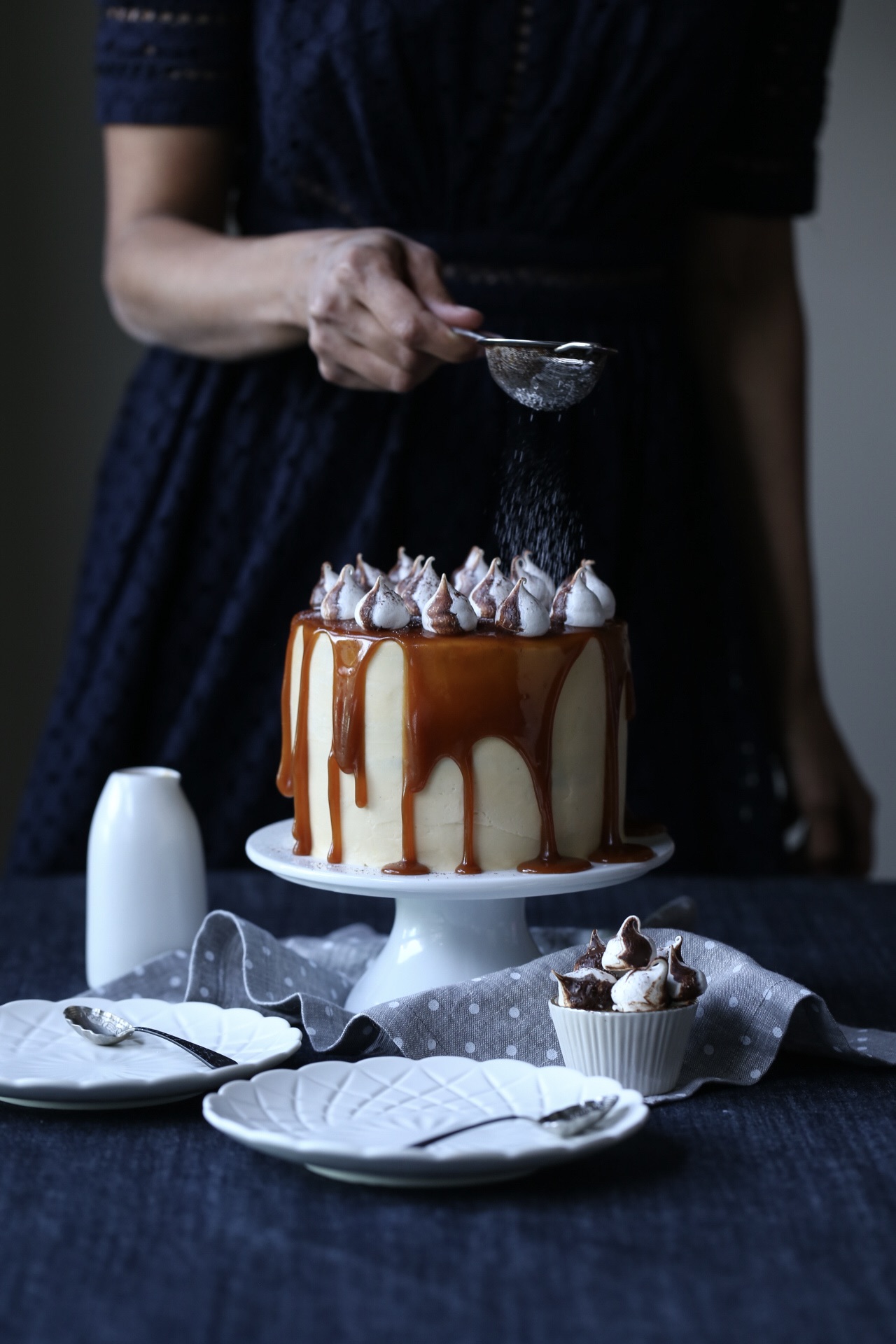 Chocolate Salted Caramel Ombre Cake