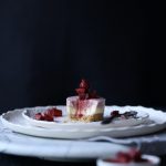 Spice Infused Rhubarb Cheesecake