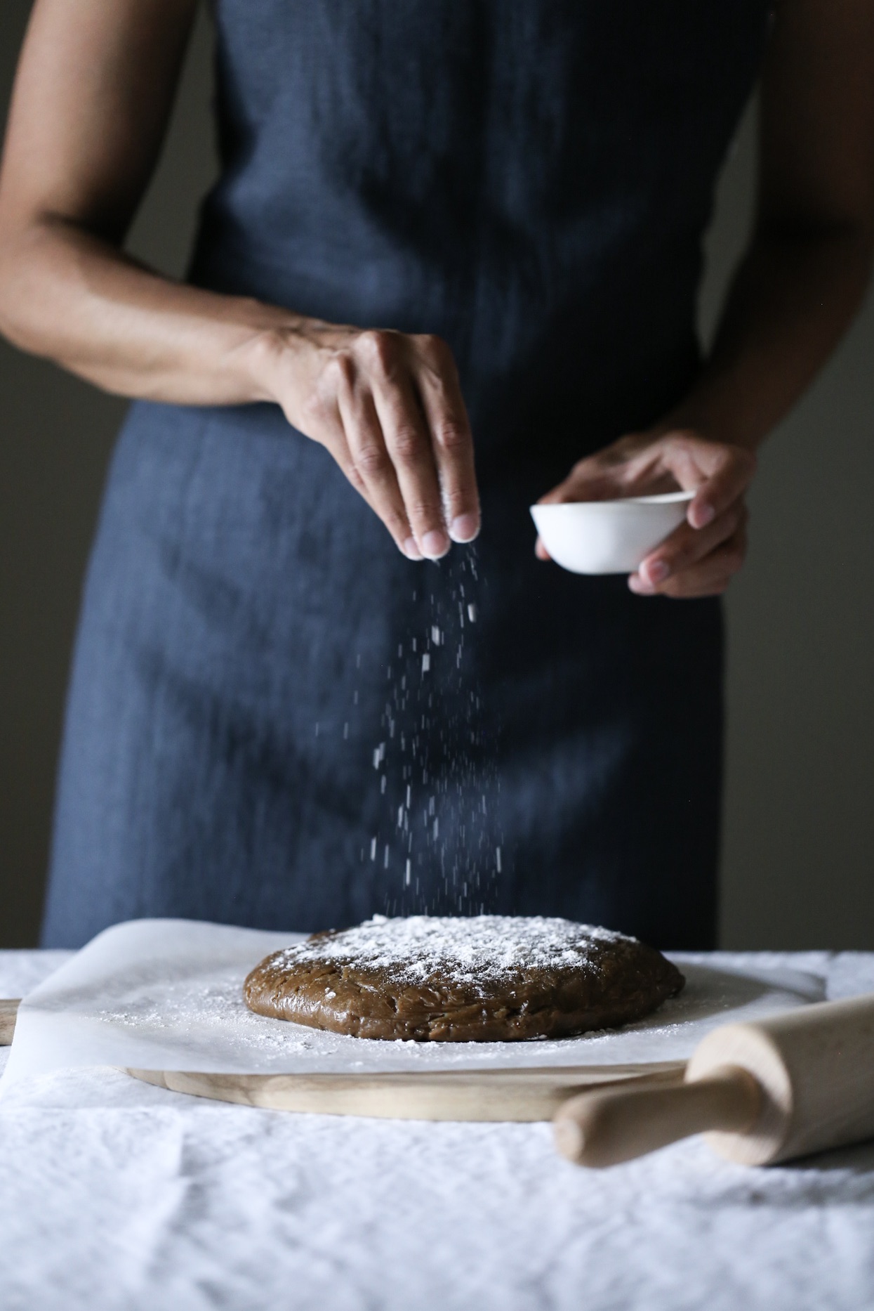 Gingerbread Cookies with Lemon Icing