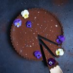 Chocolate Earl Grey Tart + Sea Salt (gf) | The Polka Dotter