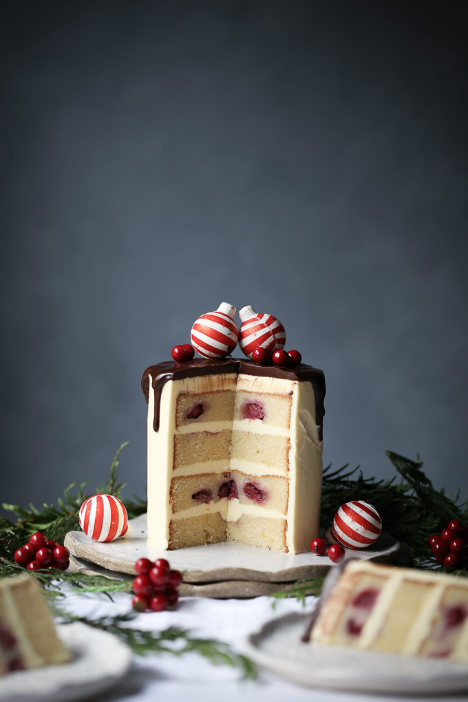 White Chocolate Raspberry and Coconut Cake