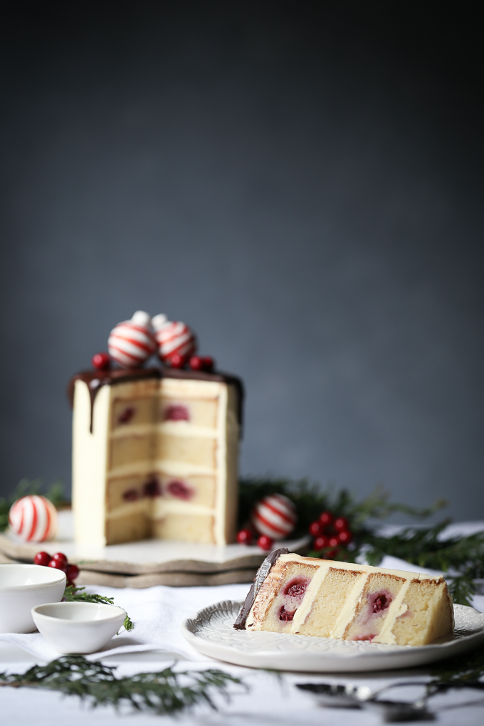 White Chocolate Raspberry and Coconut Cake