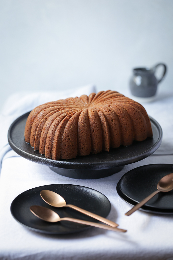 Lemon and Elderflower Syrup Cake | The Polka Dotter