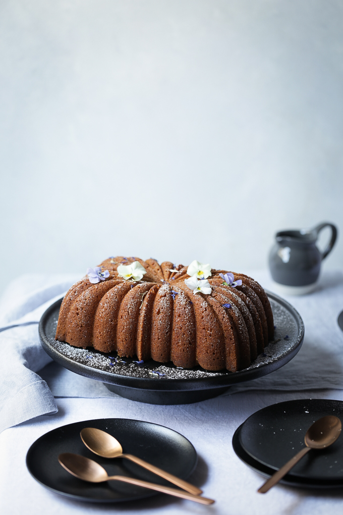 Lemon and Elderflower Syrup Cake | The Polka Dotter