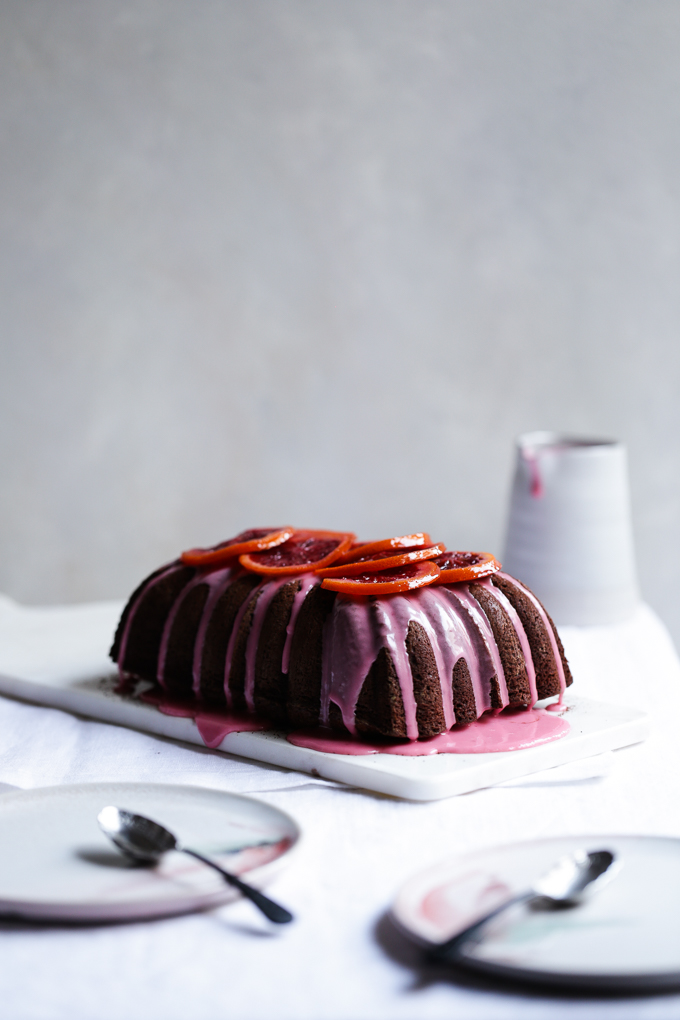 Blood Orange Chocolate Cake | The Polka Dotter