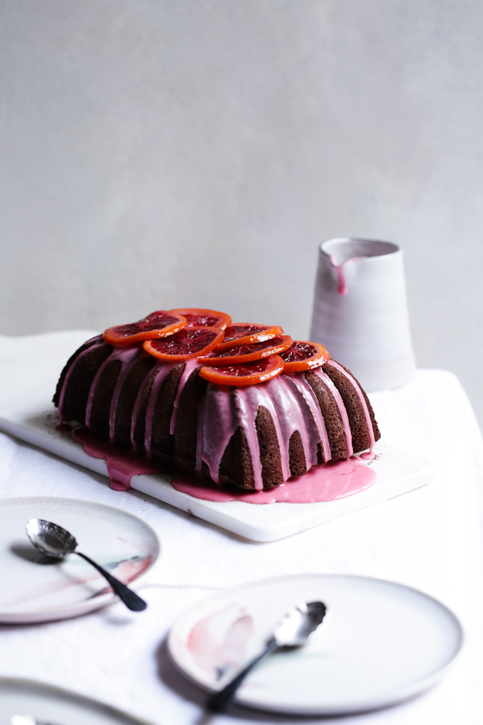 Blood Orange Chocolate Cake | The Polka Dotter