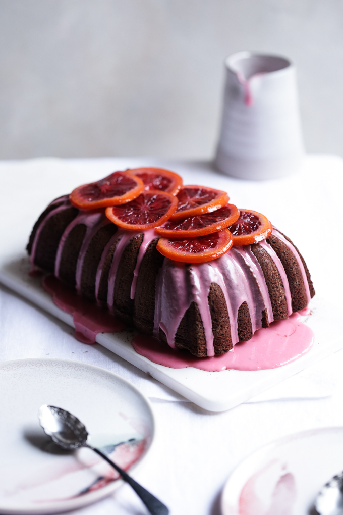 Blood Orange Chocolate Cake | The Polka Dotter