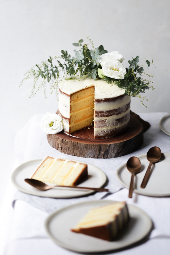 Lemon Curd and Coconut Cake | The Polka Dotter