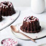 Chocolate Peppermint Mini Bundt Cakes | The Polka Dotter