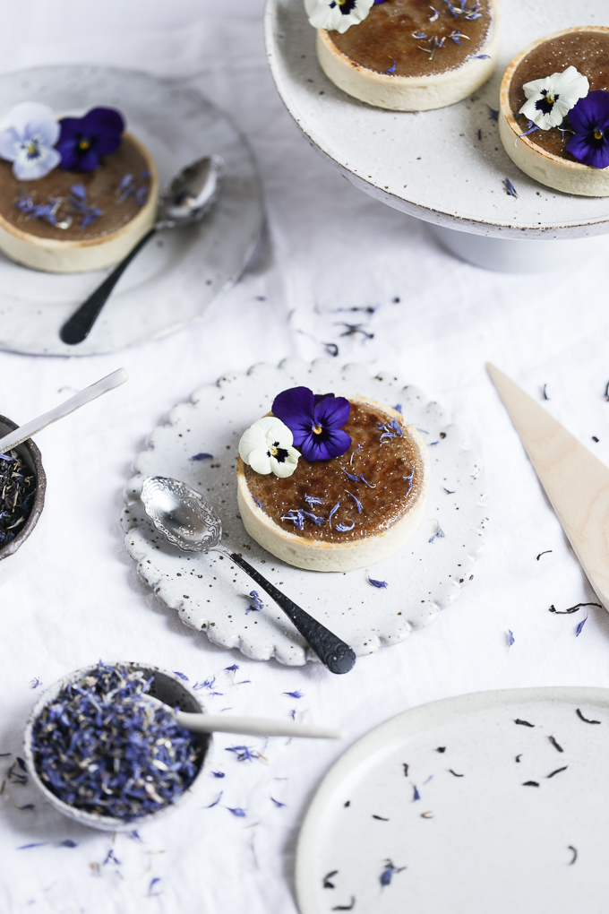 Earl Grey Brûlée Tarts | The Polka Dotter