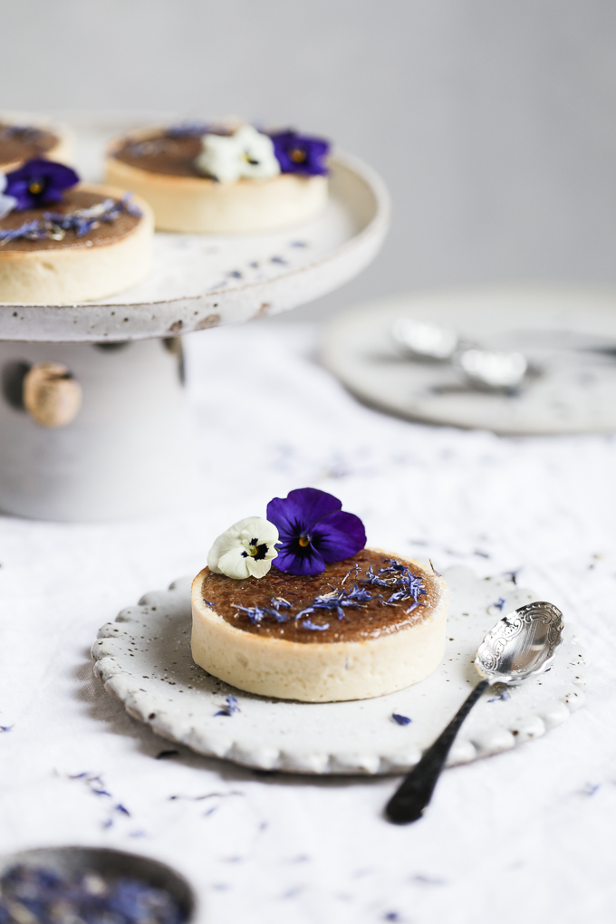 Earl Grey Brûlée Tarts | The Polka Dotter