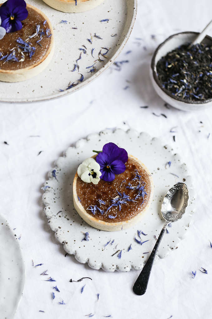 Earl Grey Brûlée Tarts | The Polka Dotter