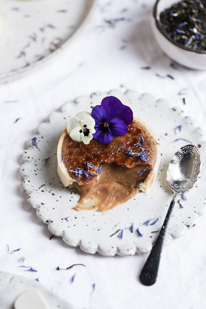 Earl Grey Brûlée Tarts | The Polka Dotter