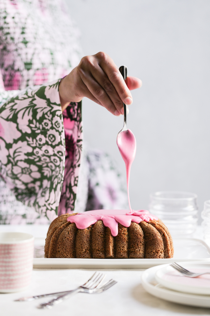 Pomegranate Drizzle Cake | The Polka Dotter