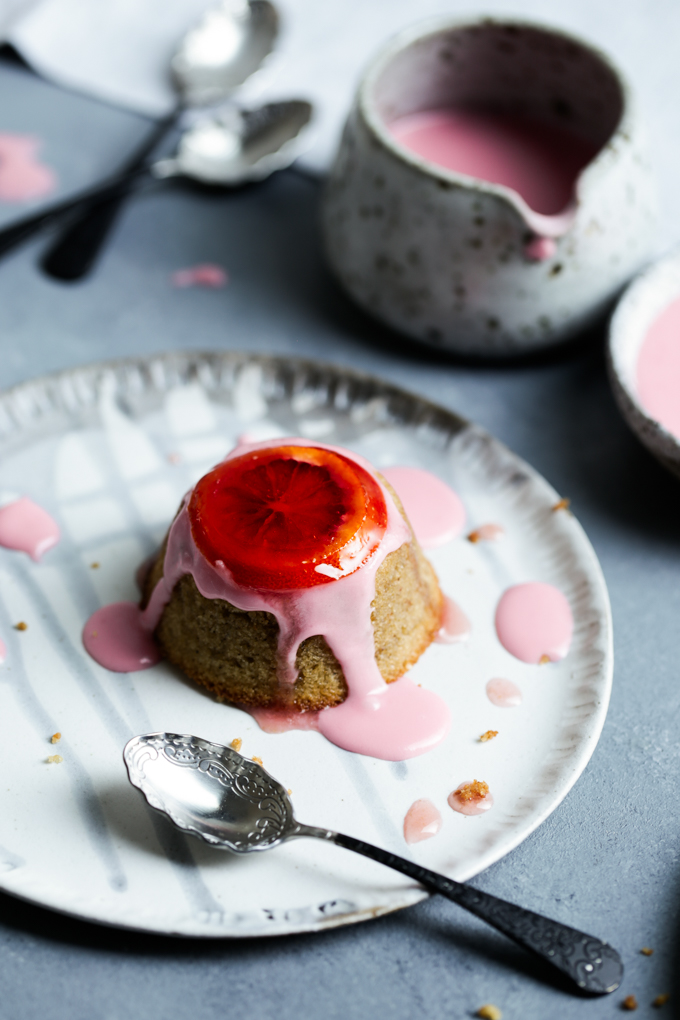 Blood Orange and Almond Teacakes {gluten-free} | The Polka Dotter