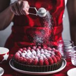 Raspberry Chocolate Cheesecake Tart | The Polka Dotter