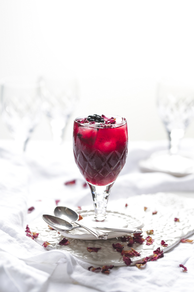 Blackberry Rose & Lime Mocktails | The Polka Dotter