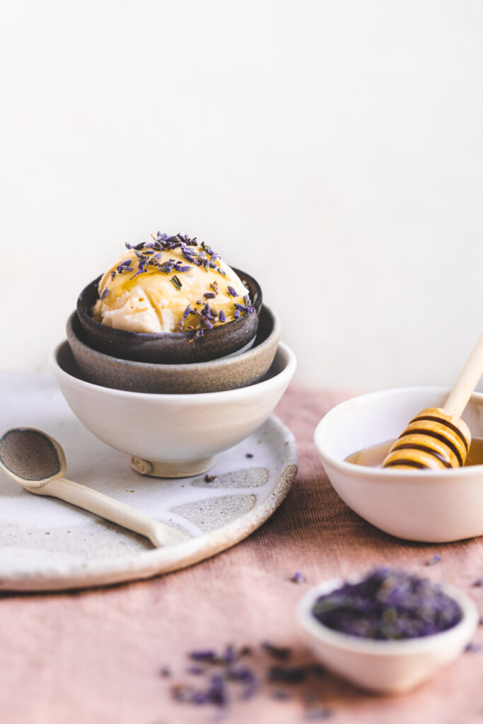 Honey Lavender Ice Cream | The Polka Dotter
