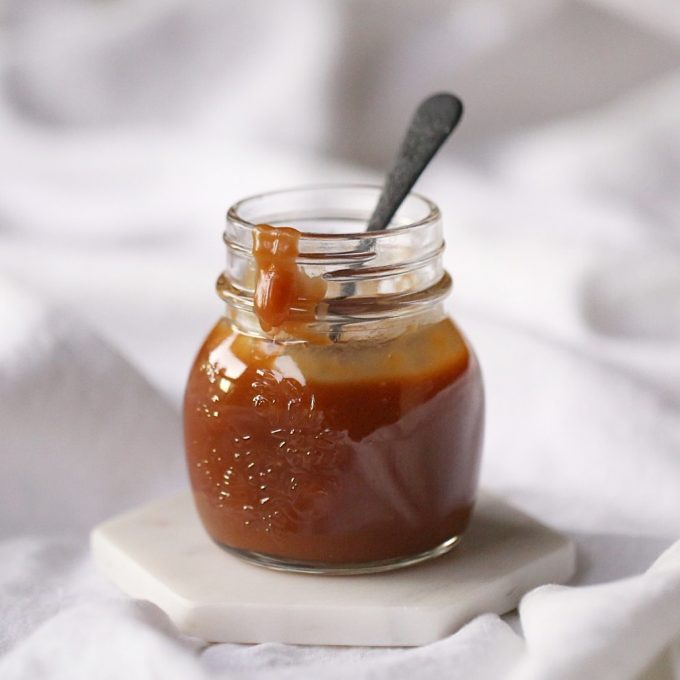This is the perfect salted caramel sauce – sweet, salty, delicious enough to eat straight out of the jar and very easy to prepare.